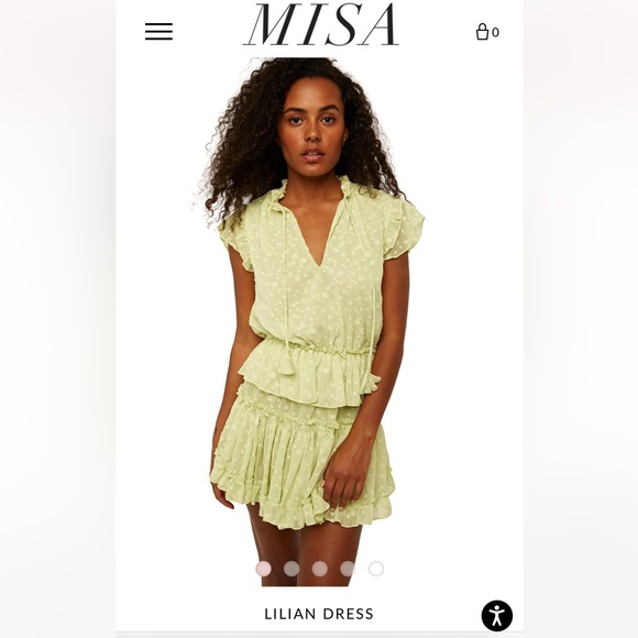 MISA Lilian Dress *Never Worn* Size Medium - Picture 5 of 5